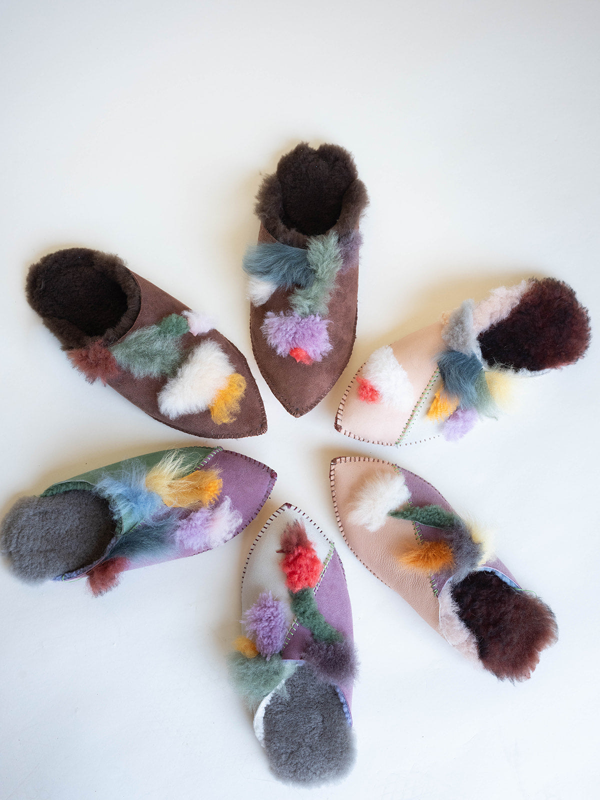 Rainbow Cabin Slippers
