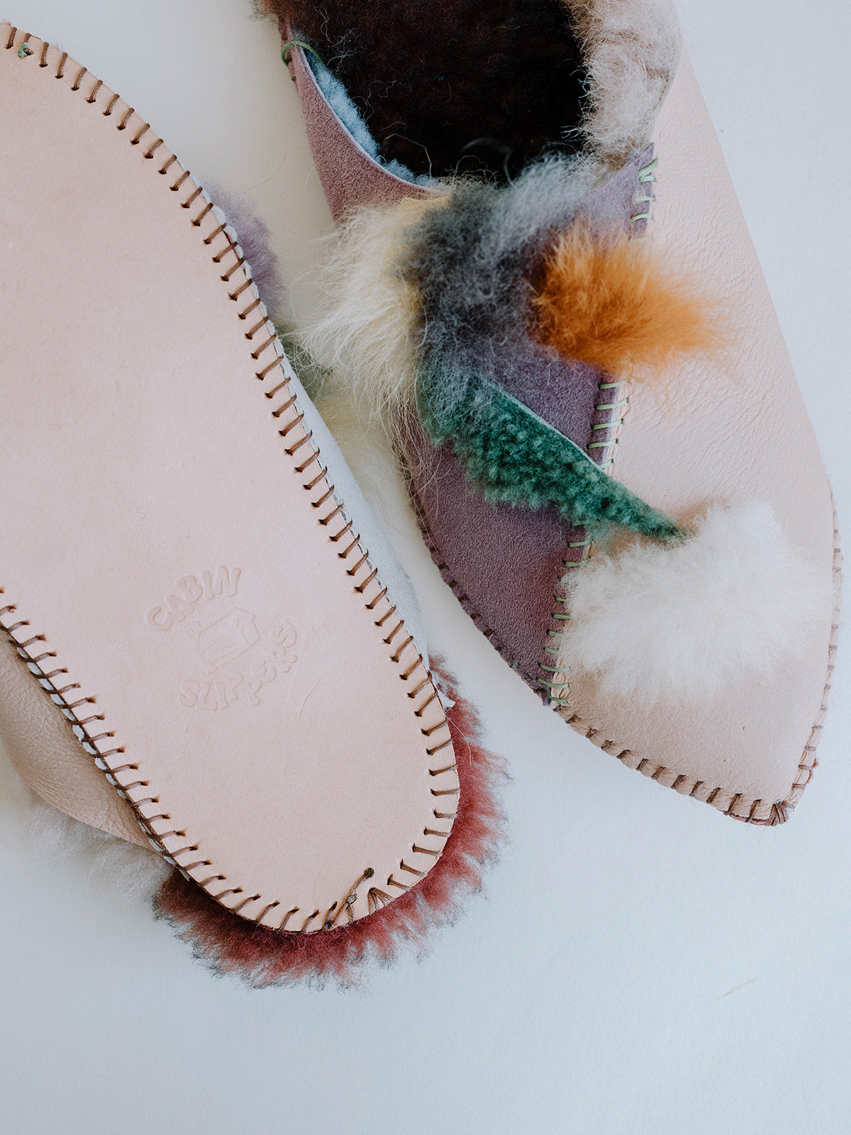 Rainbow Cabin Slippers