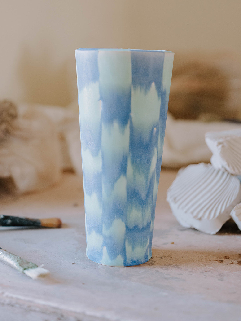 Checkered Vase